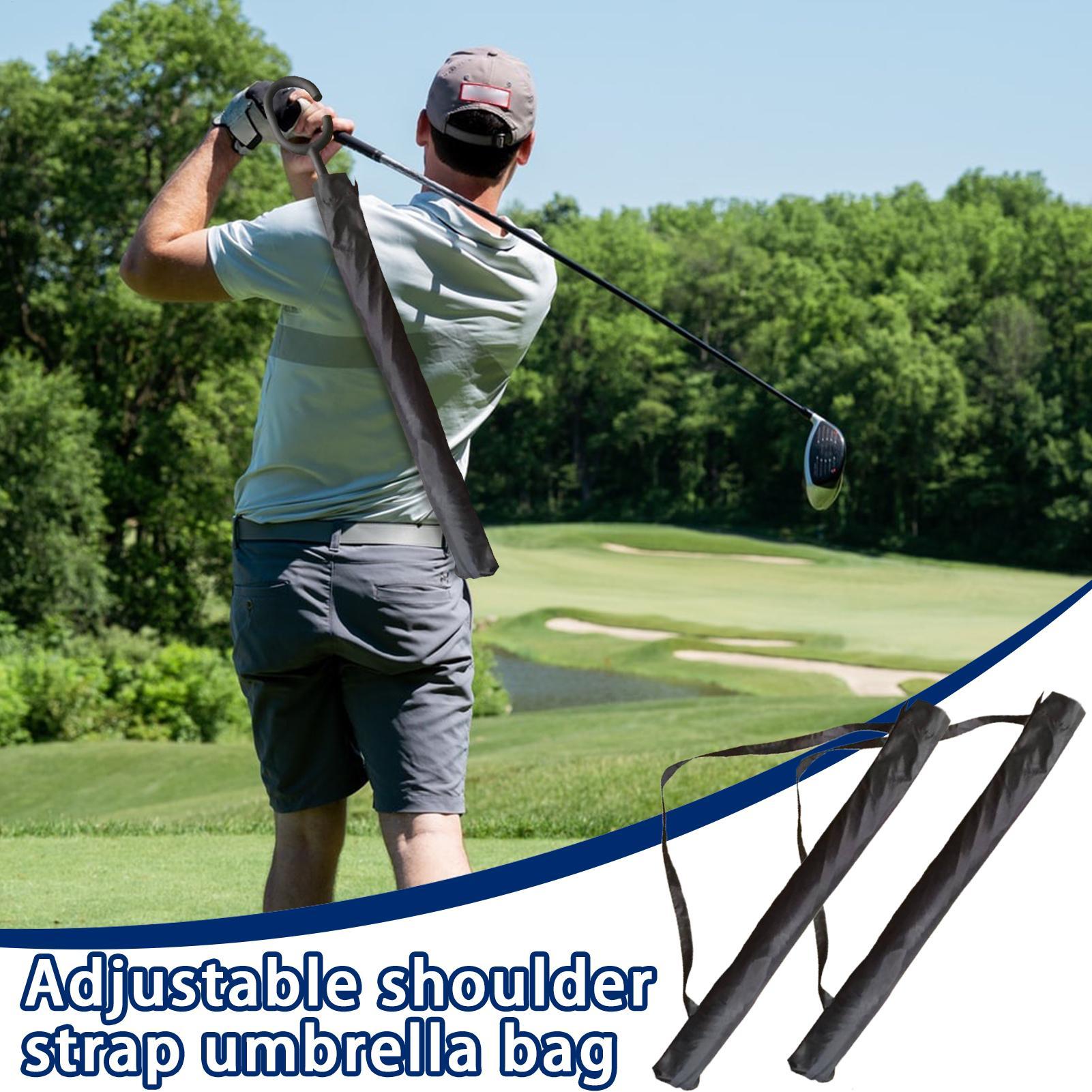 Golf Equipment Bag - Umbrella Carry Bag 2 Pieces Adjustable