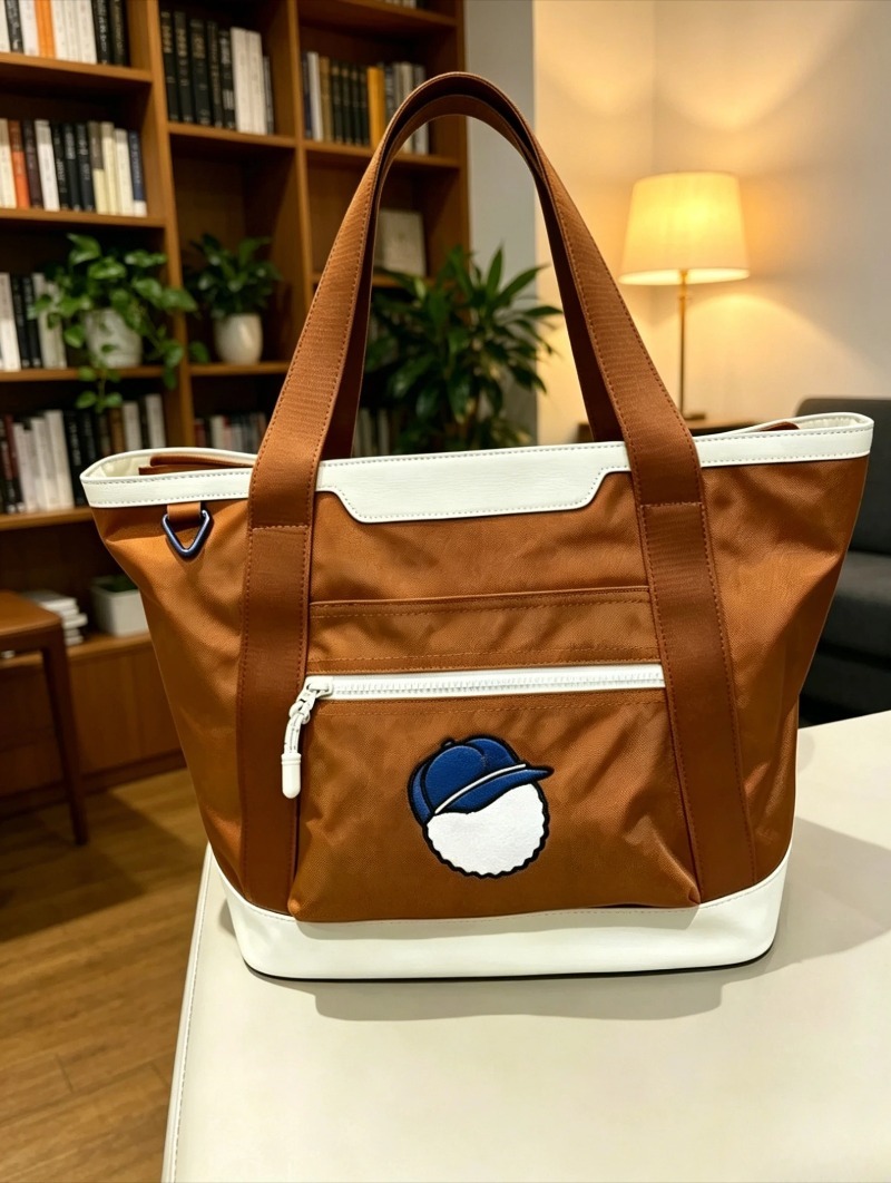 Golf Equipment Bag - New6 Color Block Embroidery Golf Tote,