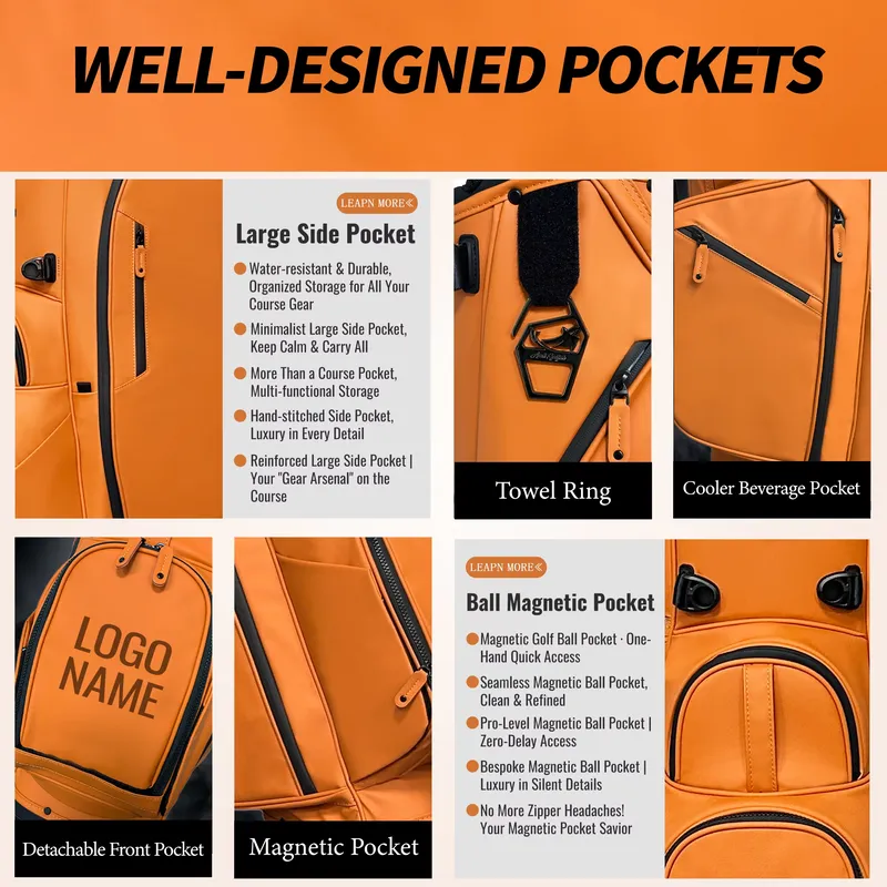 ASL GOLF Stand Bag Waterproof  - огляд і ціна Golf Equipment Logo